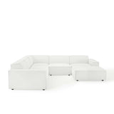 Atlas 6-Piece Sectional Sofa in White