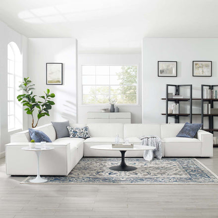Restore 6-Piece Sectional Sofa in White