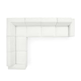 Atlas 6-Piece Sectional Sofa in White