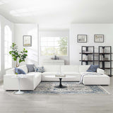 Atlas 7-Piece Sectional Sofa in White