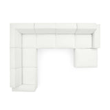 Atlas 7-Piece Sectional Sofa in White