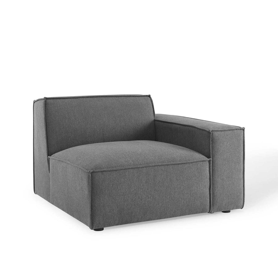 Atlas 8-Piece Sectional Sofa in Charcoal