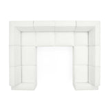 Atlas 8-Piece Sectional Sofa in White