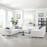 Atlas 8-Piece Sectional Sofa in White