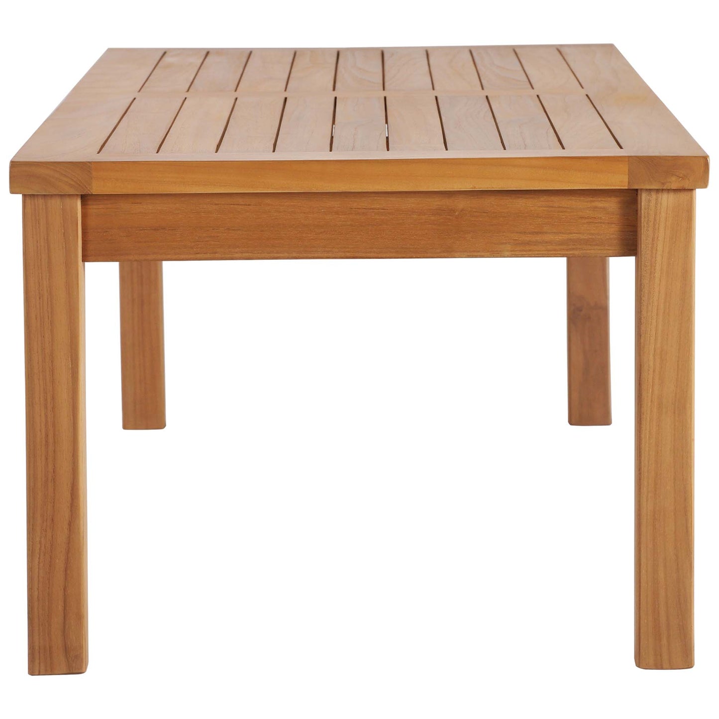 Upland Outdoor Patio Teak Wood Coffee Table by Furniture For America