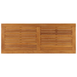 Cedar Outdoor Patio Teak Wood Coffee Table in Natural