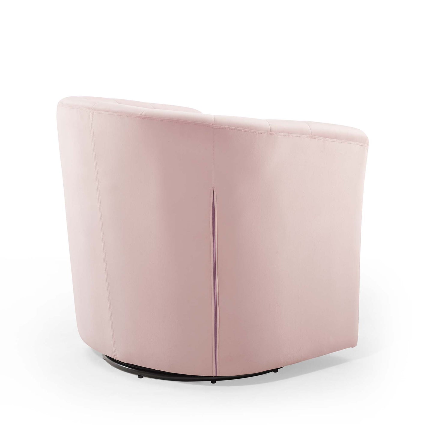 Prospect Tufted Performance Velvet Swivel Armchair by Furniture For America