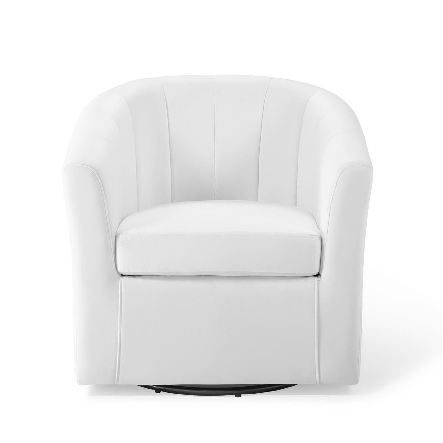 Prospect Performance Velvet Swivel Armchair by Furniture For America