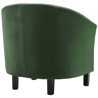 Prospect Channel Tufted Performance Velvet Armchair Set of 2 by Furniture For America