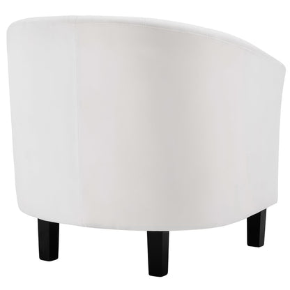 Prospect Channel Tufted Performance Velvet Armchair Set of 2 by Furniture For America