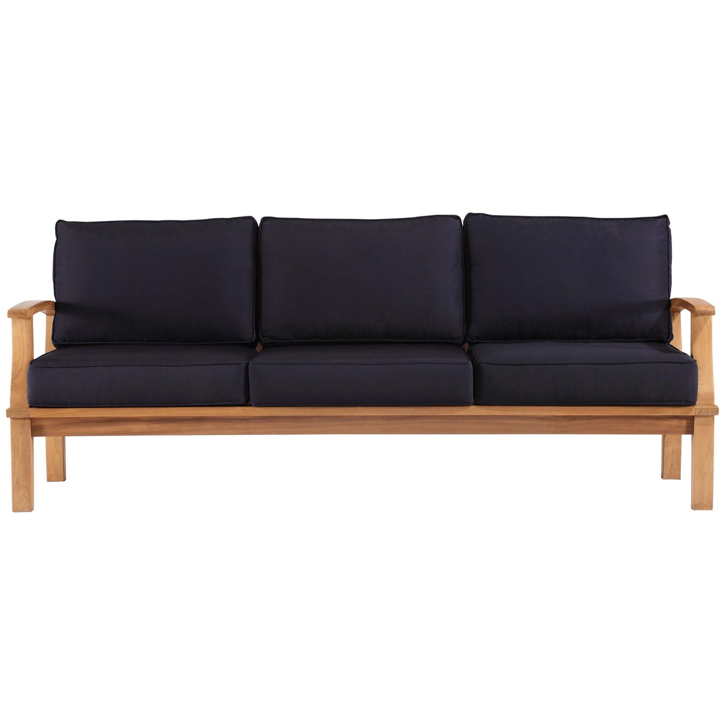 Marina Outdoor Patio Teak Sofa by Furniture for America