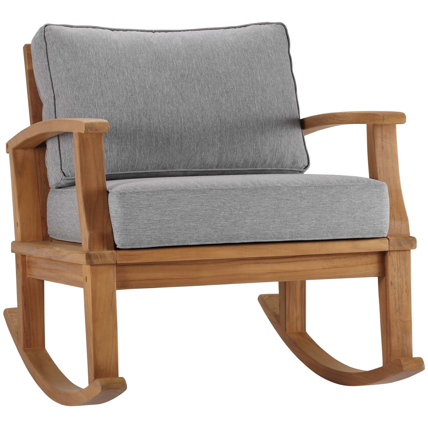 Marina Outdoor Patio Teak Rocking Chair by Furniture For America