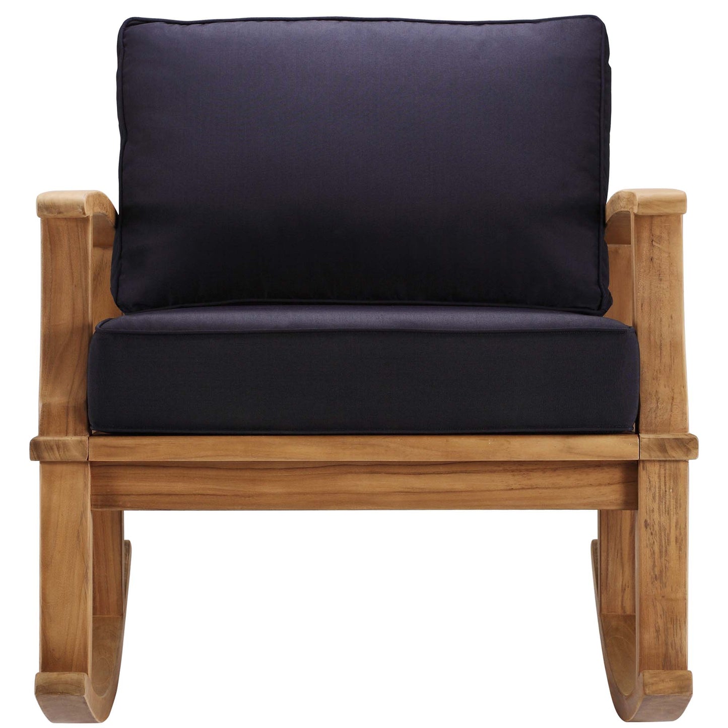 Marina Outdoor Patio Teak Rocking Chair by Furniture For America