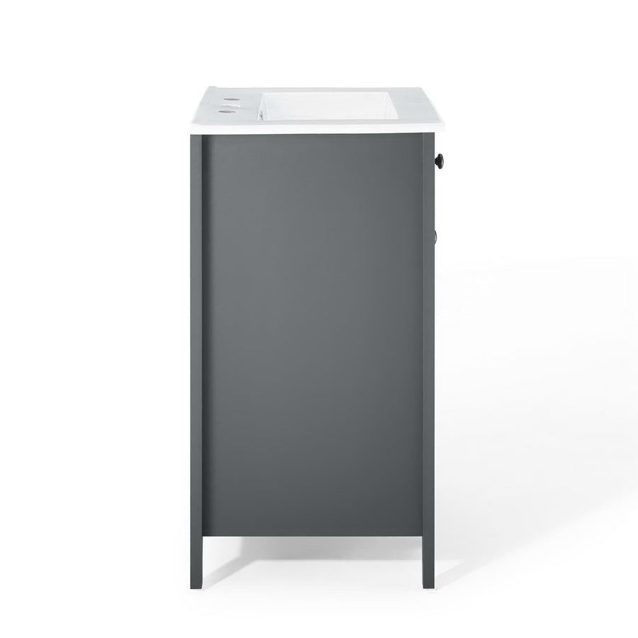 Copal 24" Bathroom Vanity in Gray White