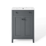 Copal 24" Bathroom Vanity in Gray White