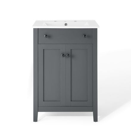 Nantucket 24" Bathroom Vanity in Gray White