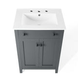 Copal 24" Bathroom Vanity in Gray White