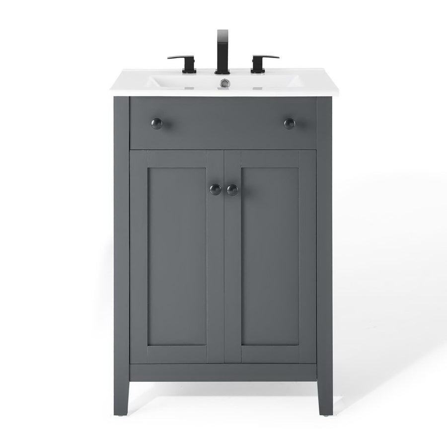 Copal 24" Bathroom Vanity in Gray White