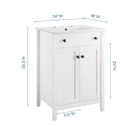 Nantucket 24" Bathroom Vanity by Furniture For America