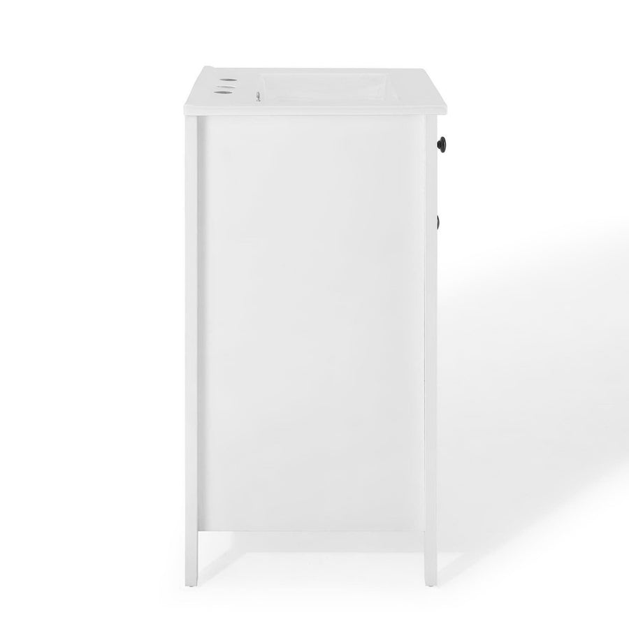 Copal 24" Bathroom Vanity in White White