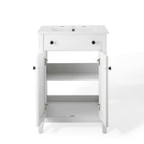 Copal 24" Bathroom Vanity in White White