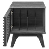 Vera Vinyl Record Display Stand in Charcoal