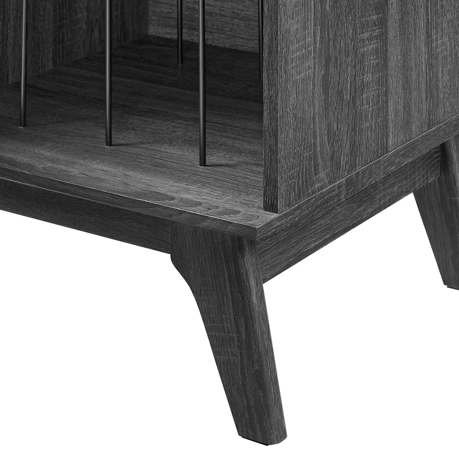 Vera Vinyl Record Display Stand in Charcoal
