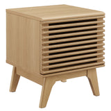 Vera Vinyl Record Display Stand in Oak