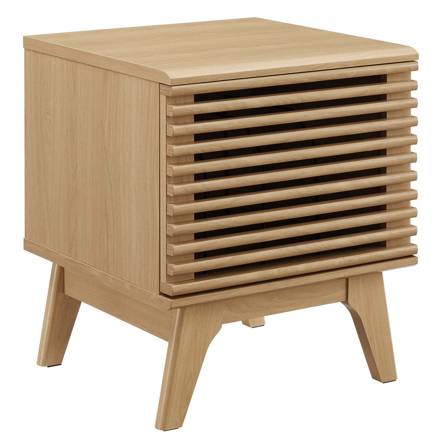 Vera Vinyl Record Display Stand in Oak