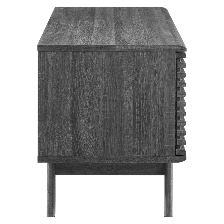 Vera Vinyl Record Display Stand in Charcoal