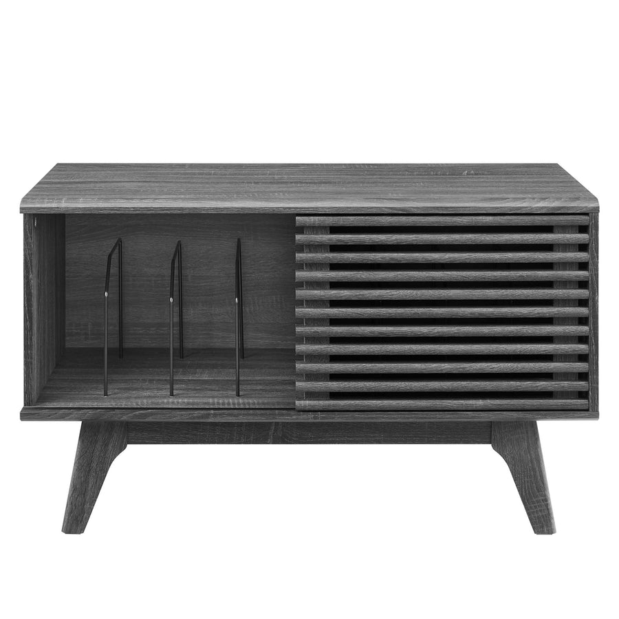 Vera Vinyl Record Display Stand in Charcoal