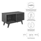 Vera Vinyl Record Display Stand in Charcoal