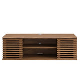 Vera 46" Wall-Mount Media Console TV Stand in Walnut