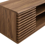 Vera 46" Wall-Mount Media Console TV Stand in Walnut