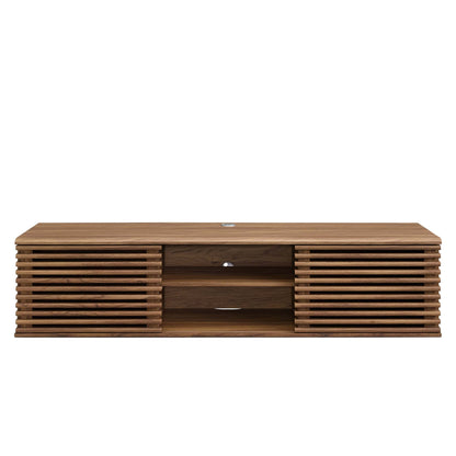 Render 60" Wall-Mount Media Console TV Stand by Furniture For America