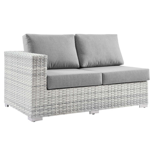Convene Outdoor Patio Left-Arm Loveseat by Furniture for America