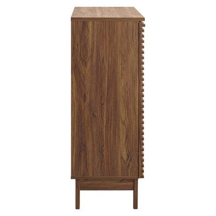 Render Bar Cabinet in Walnut