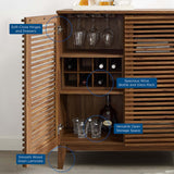 Vera Bar Cabinet in Walnut
