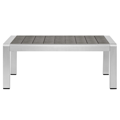Shore 7 Piece SunbrellaÂ® Fabric Outdoor Patio Aluminum Set by Furniture For America