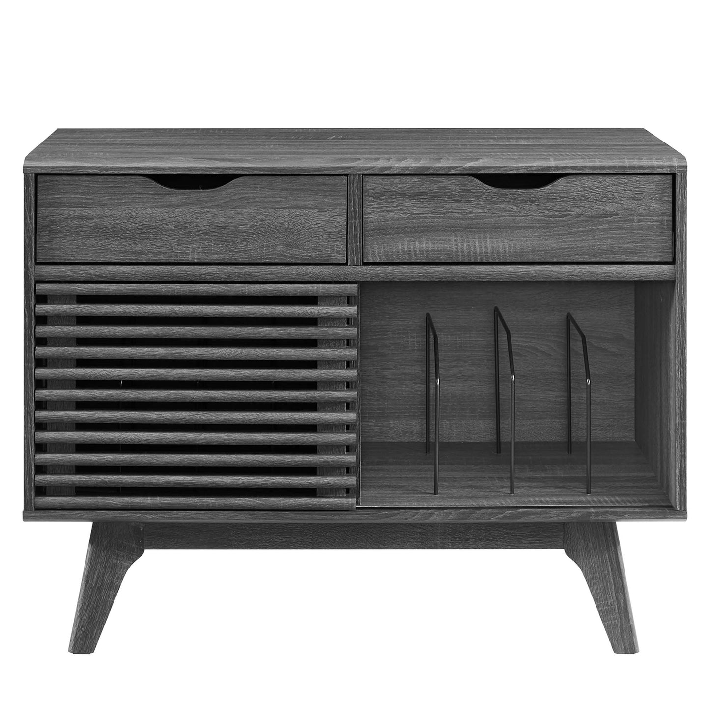 Render Vinyl Record Display Stand by Furniture For America