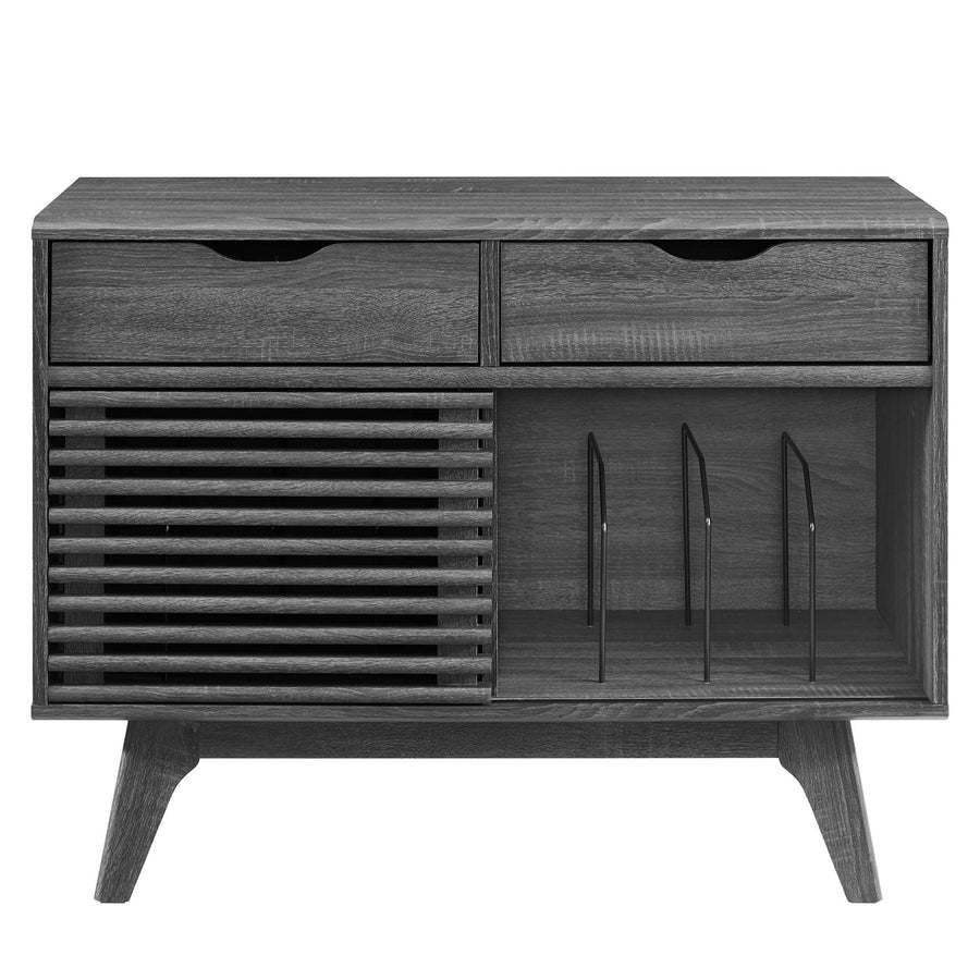 Vera Vinyl Record Display Stand in Charcoal