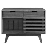 Vera Vinyl Record Display Stand in Charcoal