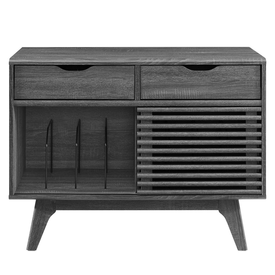 Vera Vinyl Record Display Stand in Charcoal