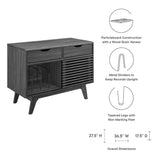 Vera Vinyl Record Display Stand in Charcoal
