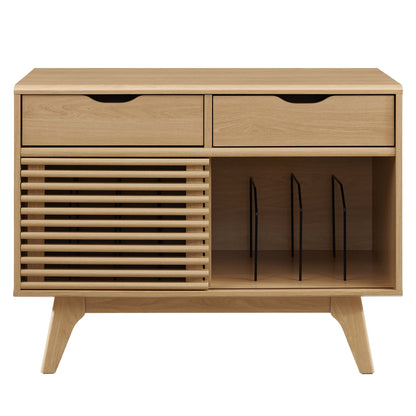 Render Vinyl Record Display Stand by Furniture For America