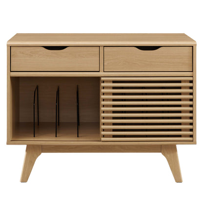 Render Vinyl Record Display Stand by Furniture For America