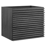 Vera 24" Wall-Mount Bathroom Vanity Cabinet (Sink Basin Not Included) in Charcoal