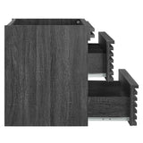 Vera 24" Wall-Mount Bathroom Vanity Cabinet (Sink Basin Not Included) in Charcoal