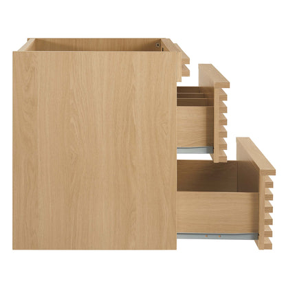 Render 24" Wall-Mount Bathroom Vanity Cabinet (Sink Basin Not Included) by Furniture For America