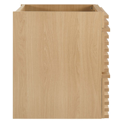 Render 24" Wall-Mount Bathroom Vanity Cabinet (Sink Basin Not Included) by Furniture For America